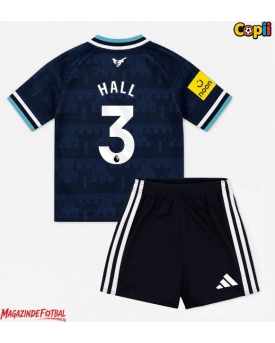 Newcastle United Lewis Hall #3 Echipament de Fotbal Replică 2026-27 Copii Deplasare (+ Șorturi)
